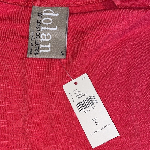 🌸 NWT Anthropology Dolan Left Coast Red Tie Dress - Picture 3 of 5